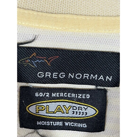 Arnold Palmer Laurel Valley Golf Country Club Men’s Yellow Striped Polo LG - Picture 3 of 8